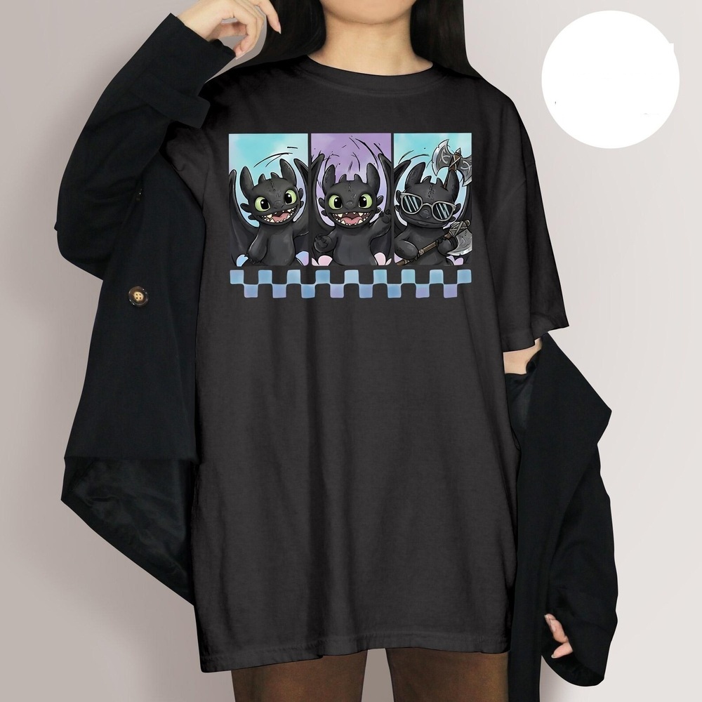 How To Train Your Dragon Toothless Shirt, Cute Dragon Unisex T-Shirt